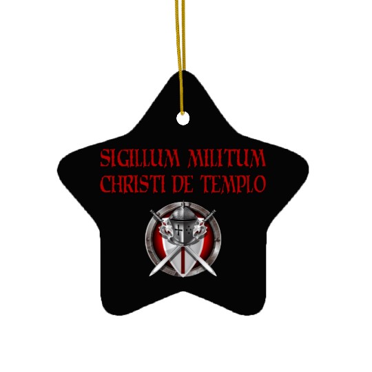 Crusader Knights Templar Ceramic Ornaments