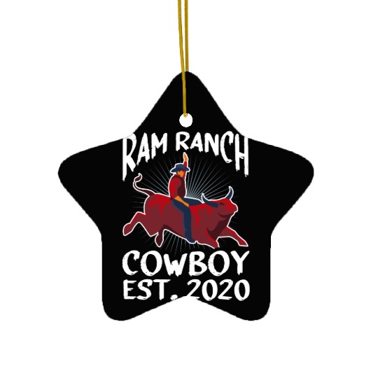Ram Ranch Cowboy No. 19 Gay LGBT Big hard cocks Ceramic Ornaments