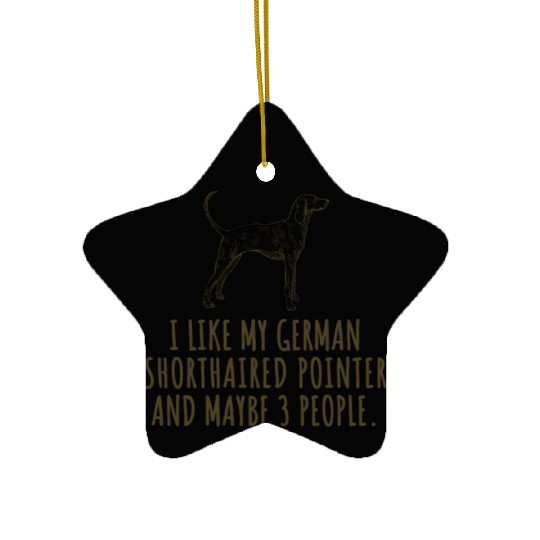 German Shorthaired Pointer Dog Ceramic Ornaments