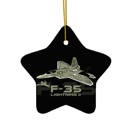 F-35 Lightning fighter jet Ceramic Ornaments