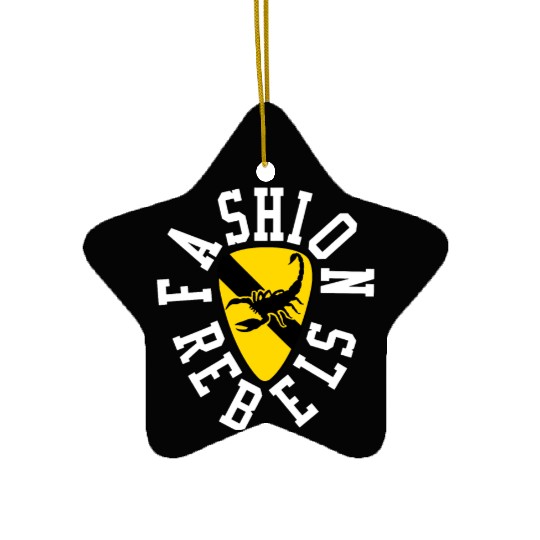 Fashion Rebels Records Ceramic Ornaments