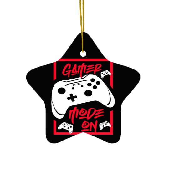 Gamer Mode On Ceramic Ornaments