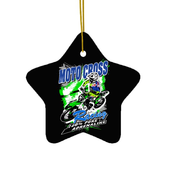 Motocross - Moto Cross - Supercross - MX - SX Ceramic Ornaments