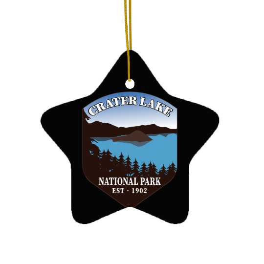 Crater Lake National Park Ceramic Ornaments
