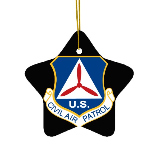 Civil Air Patrol Logo Air Force Cap Military Veter Ceramic Ornaments