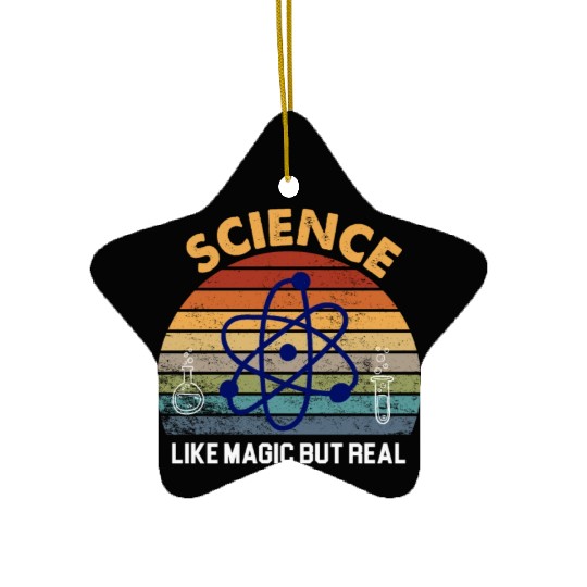 Science Like Magic But Real Ceramic Ornaments