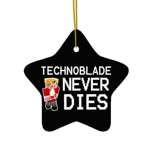 Technoblades Never Dies Video Game Gaming Ceramic Ornaments
