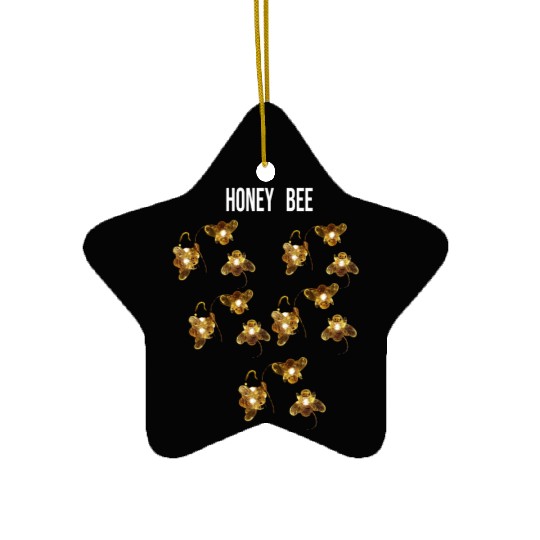 Honey bee Ceramic Ornaments