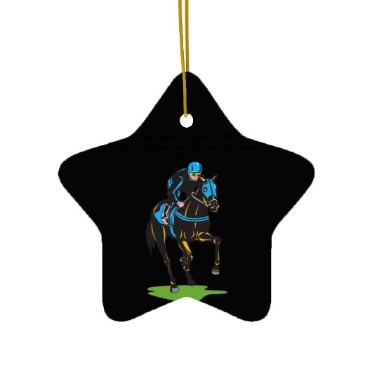 horse racing Ceramic Ornaments