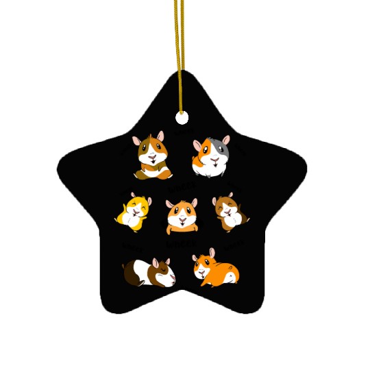 Guinea Pig Life Is Better With Guinea Pigs Ceramic Ornaments