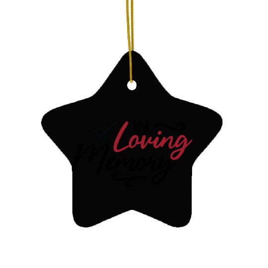 In Loving Memory - Memorial Day Ceramic Ornaments