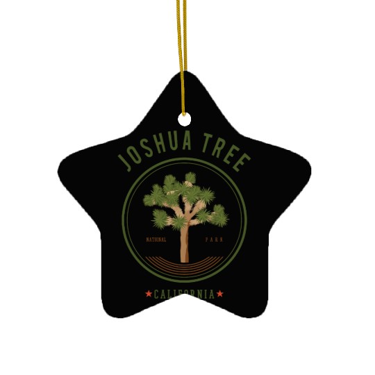 Joshua Tree National Park Ceramic Ornaments California Trees