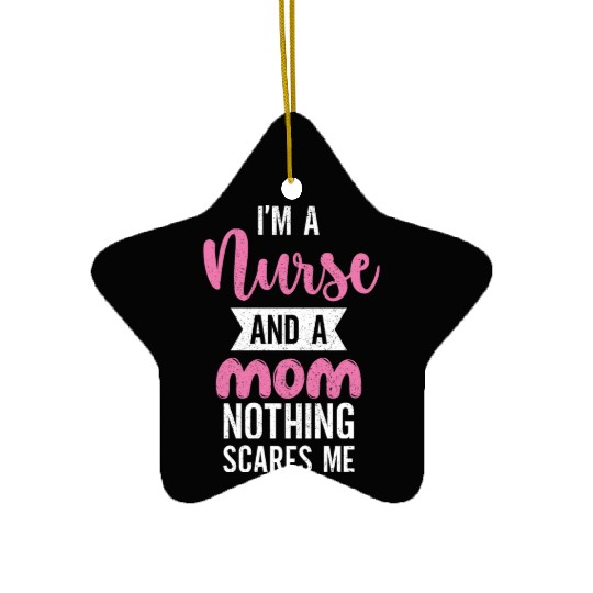 Nursing Registered Nurse Mom RN Ceramic Ornaments