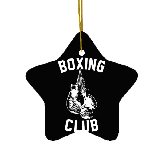 boxing club w Ceramic Ornaments