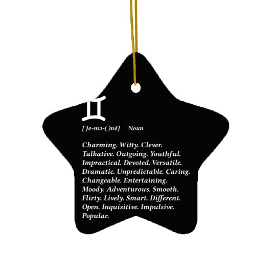 Gemini Ceramic Ornaments