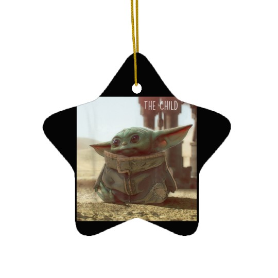 Star Wars The Mandalorian The Child Cute Scene Ceramic Ornaments