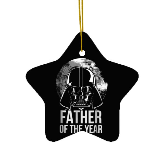 Star Wars Vader Father Of The Year Dad Graphic Ceramic Ornaments