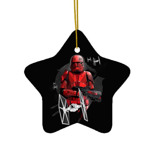 Star Wars The Rise of Skywalker Red Trooper Ceramic Ornaments