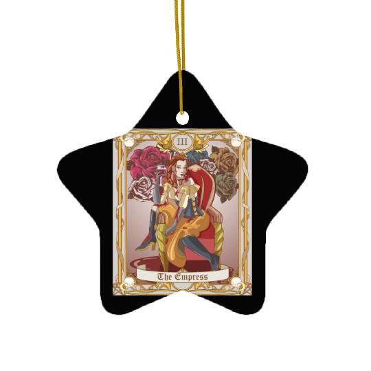The Empress Tarot Card, Major Arcana Anime Vampire Ceramic Ornaments