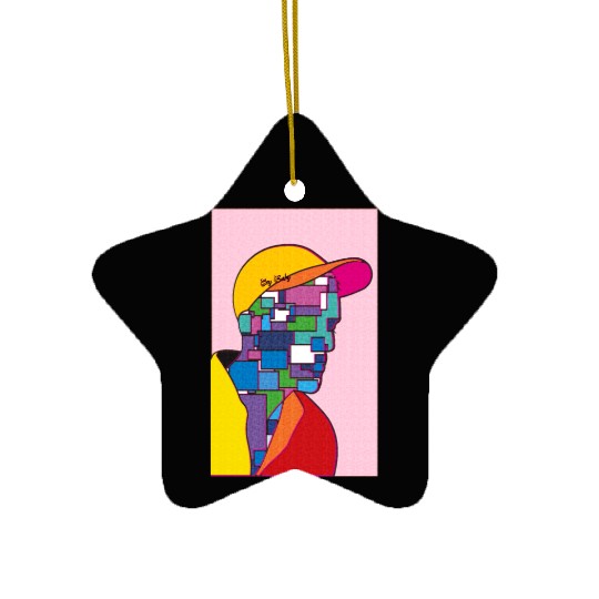 Lil peep Cry Baby Ceramic Ornaments