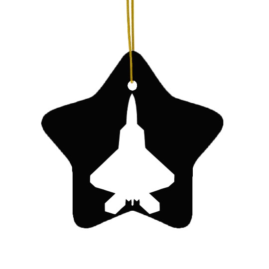 F 22 Raptor Fighter Jet Ceramic Ornaments