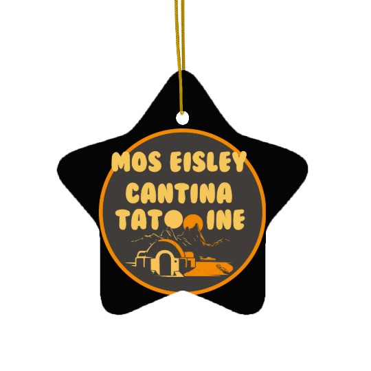 Star Wars Mos Eisley Cantina Tatooine Ceramic Ornaments