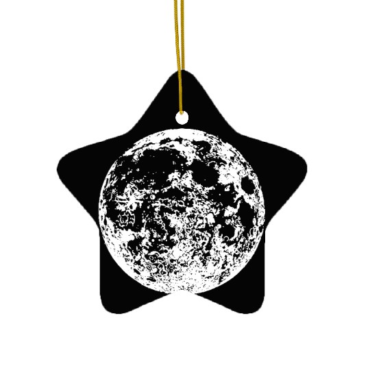 Full Moon Ceramic Ornaments