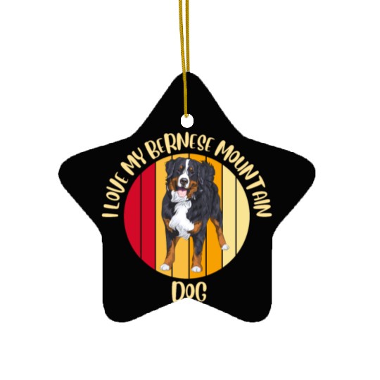 bernese mountain dog Ceramic Ornaments