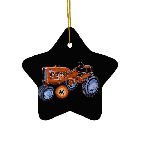 Allis Chalmers Tractor USA Ceramic Ornaments