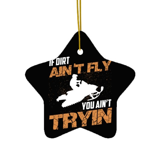 Dirt Bike Rider Gift Supercross MX Motocross Ride Ceramic Ornaments