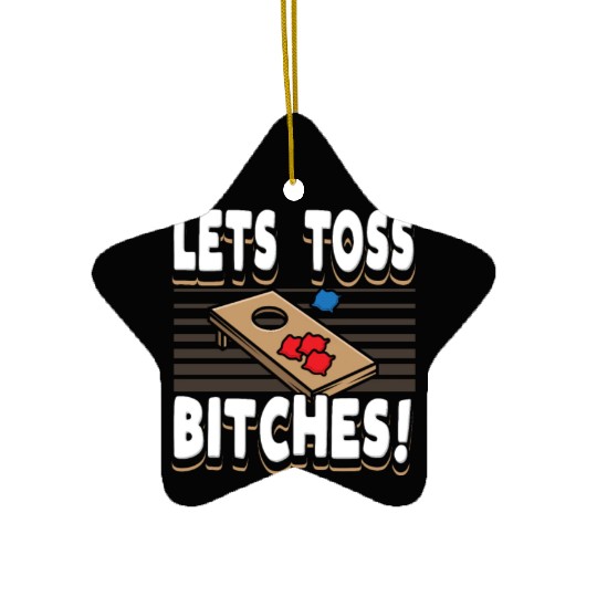 Cornhole player, Cornhole lover, Game Sport Gift Ceramic Ornaments