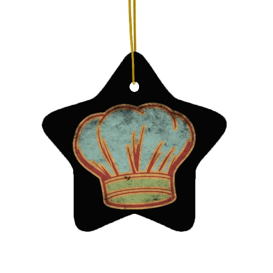 Chef hat Ceramic Ornaments
