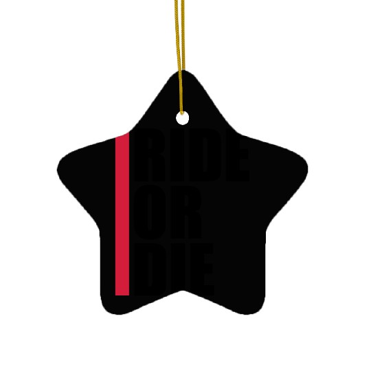 Bar Red Logo Ceramic Ornaments