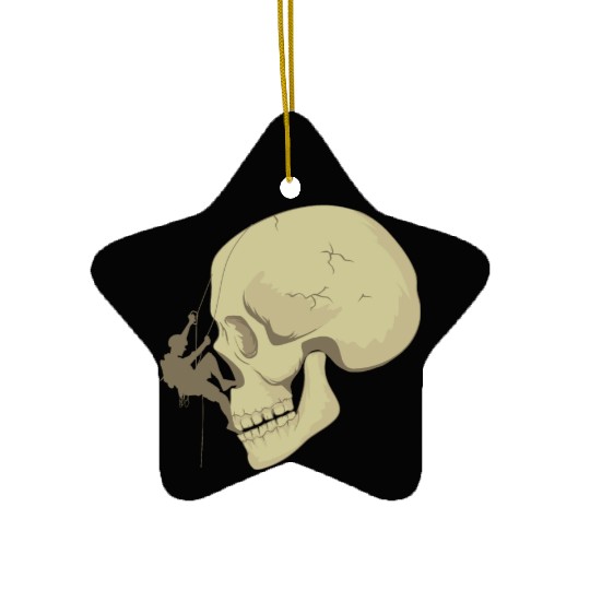 Skull Bouldering Ceramic Ornaments