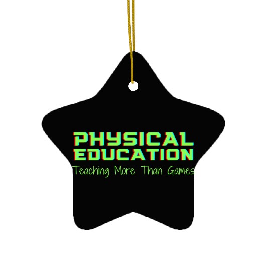 Physical Education Phys Ed Teacher Ceramic Ornaments