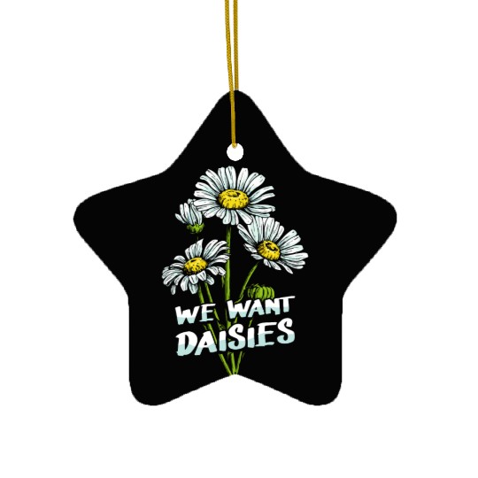 Daisy Garden Gardening Gardener Ceramic Ornaments