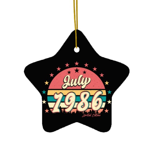1986 July Best Gift Idea Ceramic Ornaments