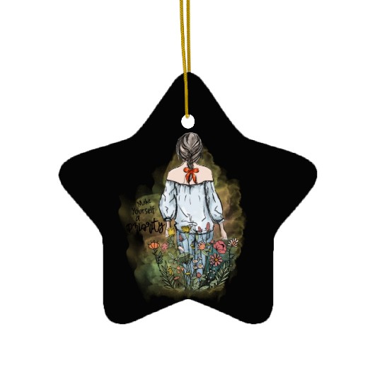 Make yourself a priority sublimation Ceramic Ornaments