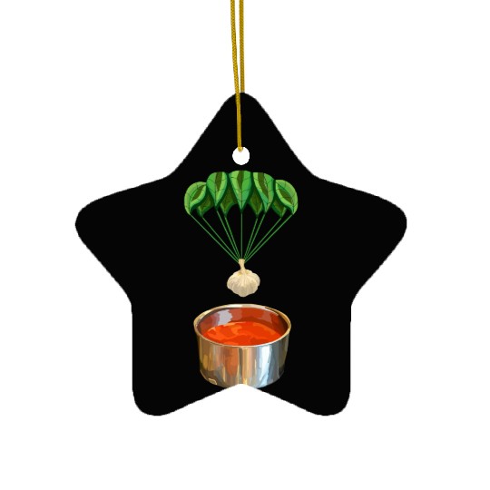 Italian Garlic Basil Tomato Sauce Ceramic Ornaments