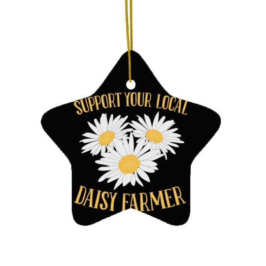 Daisy Garden Gardening Gardener Ceramic Ornaments