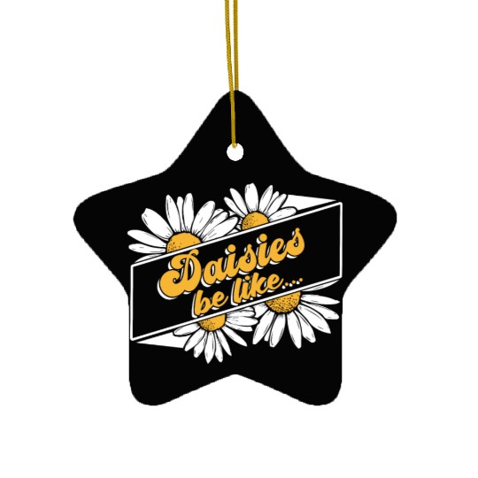 Daisy Garden Gardening Gardener Ceramic Ornaments