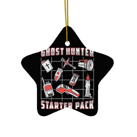 Ghost Hunter Starter Pack Paranormal Ghost Hunting Ceramic Ornaments