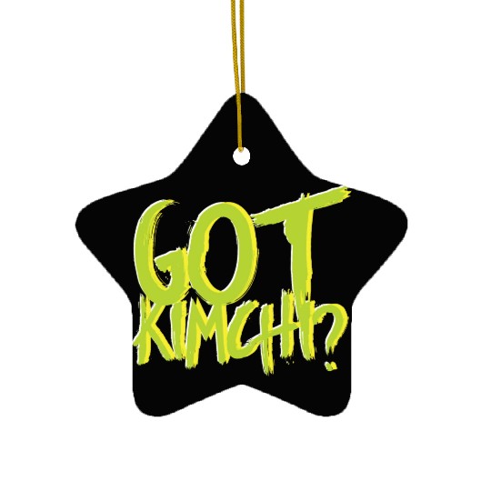 Got Kimchi? Asian Chef Gift Ceramic Ornaments