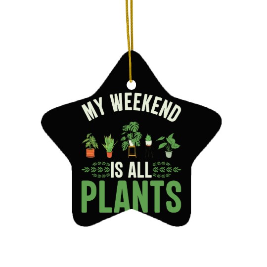 Relax And Chill Planting And Harvest Flowers Gifts Ceramic Ornaments