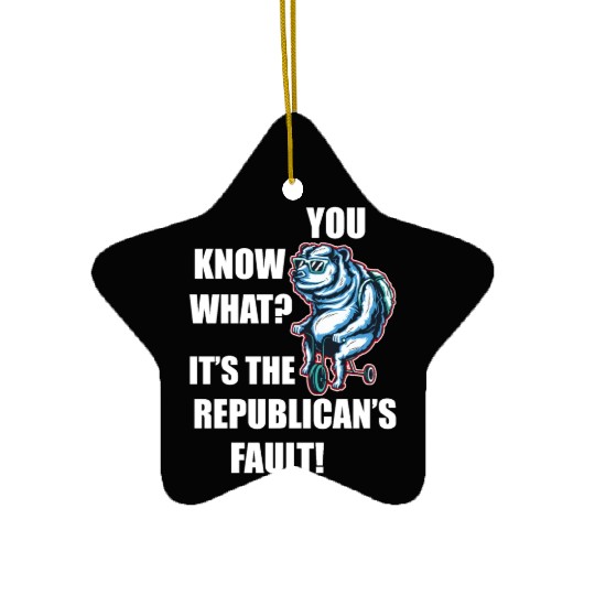 Joe Biden Running The Country's Like Riding A Bike Ceramic Ornaments