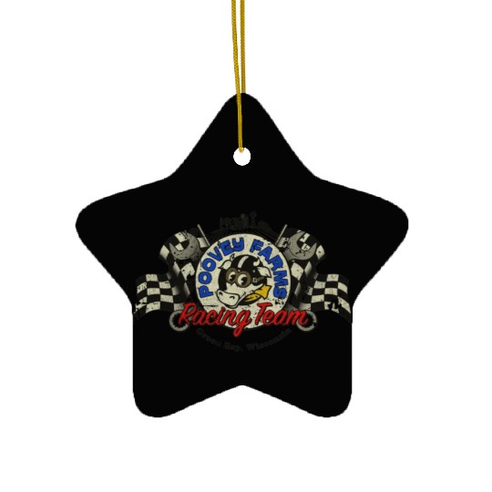 poovey farms racing team essential Ceramic Ornaments