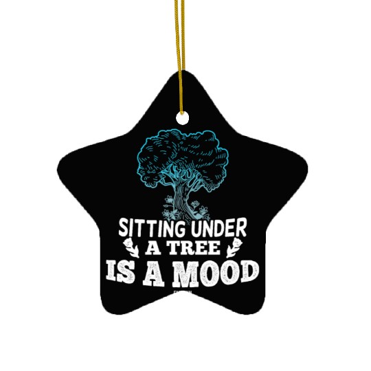 Tree Hugging therapy Ceramic Ornaments