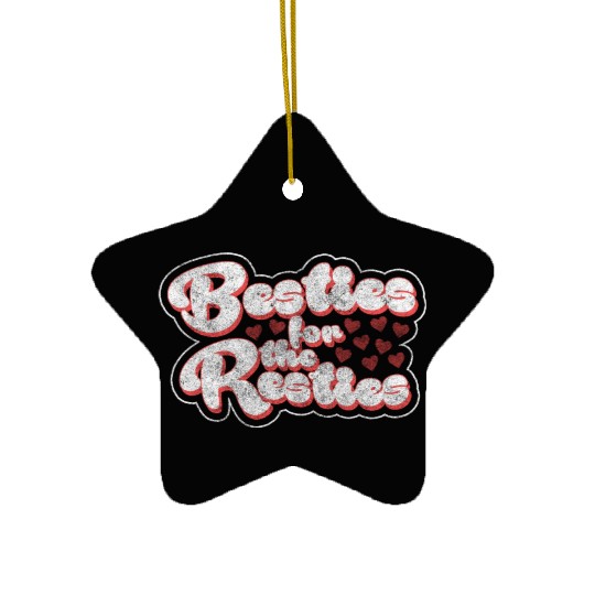 Friends Love Sister Trust Ceramic Ornaments