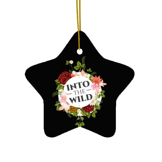 Wildflower Gardening Into The Wild Garden Apparel Ceramic Ornaments
