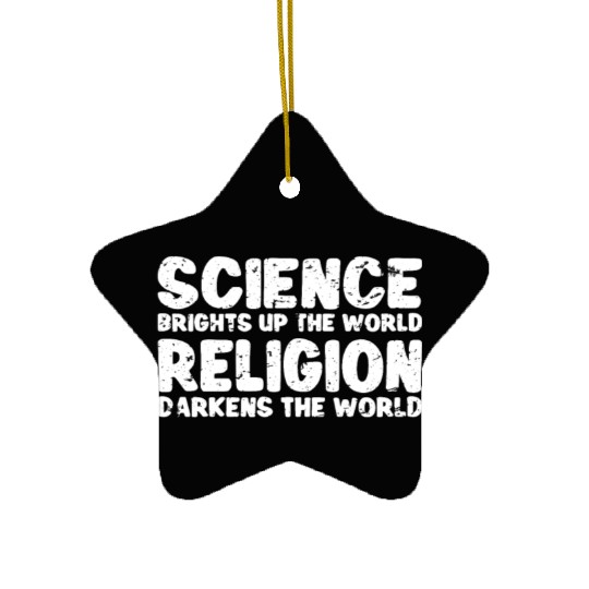 Atheist Atheism Anti Religion Securalism God Sucks Ceramic Ornaments
